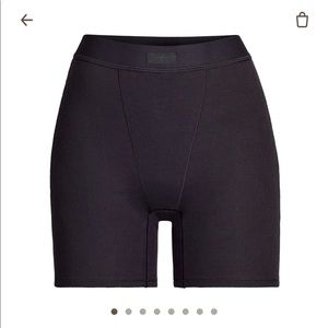 SKIMS Cotton Rib Boxer - Soot